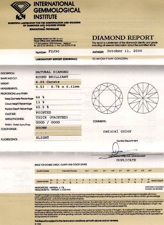 Foto 9 - Diamant IGI 4.0ct Tolle Farbe Perfekte Brillanz Diamond, D5286